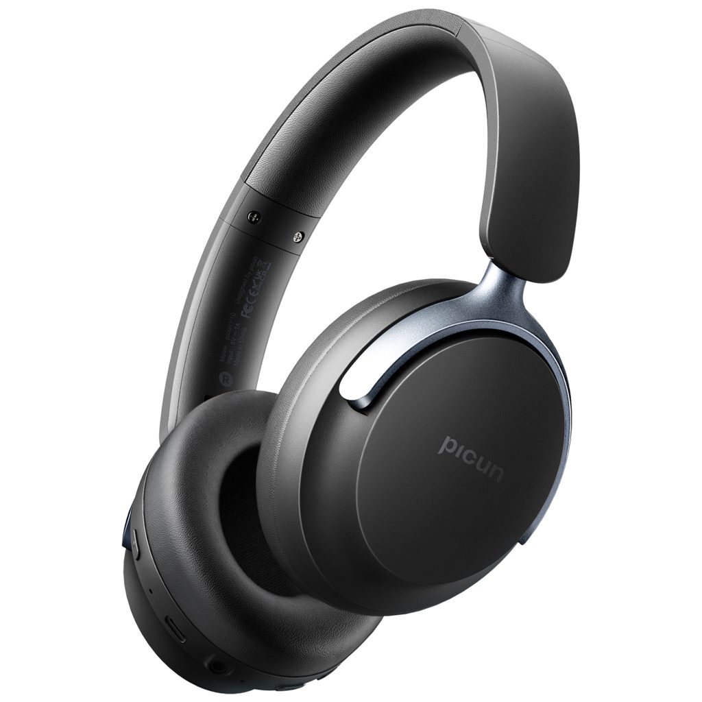 Picun NC60 Hybrid Active Noise Cancelling Headphones, Foldable Wireless ...